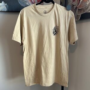 Volcom Men's Tan Graphic Tee